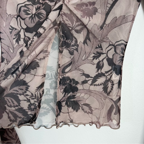 Princess Polly Carnival Long Sleeve Sheer Mesh Shirt - Picture 7 of 16